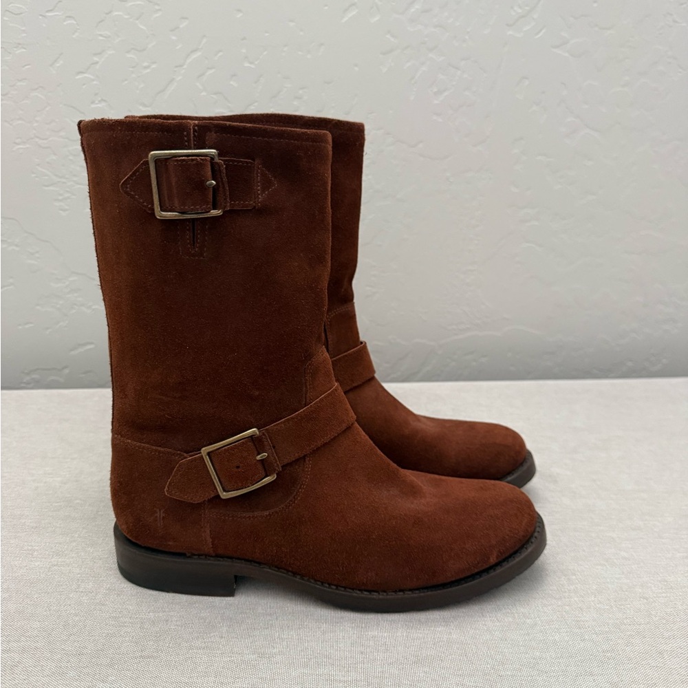 Frye Natalie Mid Engineer Boots
